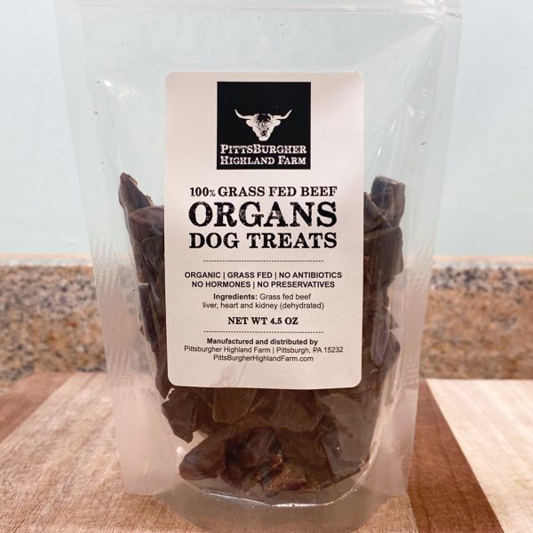 Grass Fed Beef Organs Dog Treats
